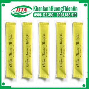 In bao tăm thương hiệu Thủy Lộc - Khăn Lạnh Hương Thiên Ân - Công Ty TNHH Một Thành Viên Sản Xuất Và Thương Mại Hương Thiên Ân