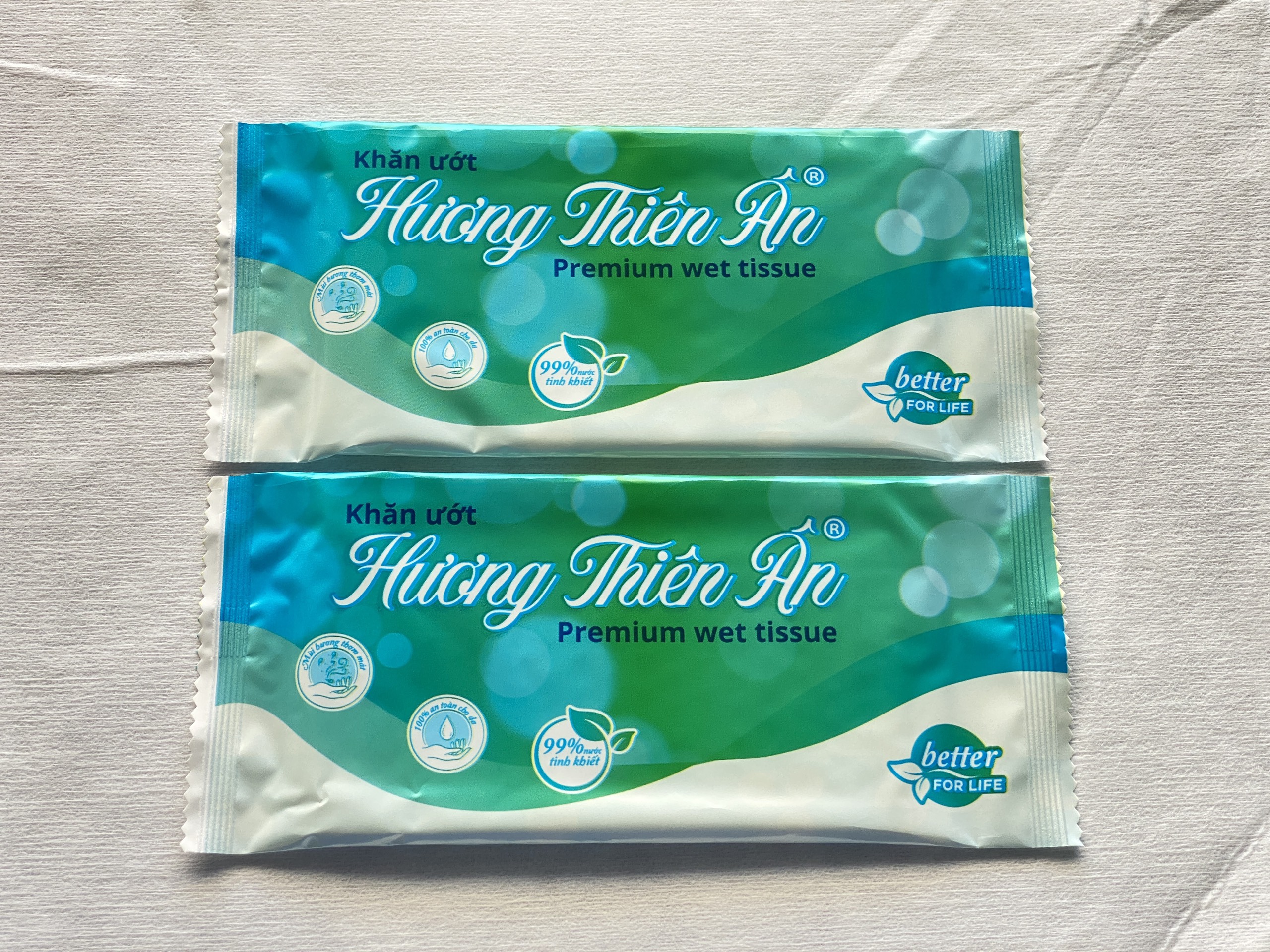 Khăn lạnh, khăn ướt - Khăn Lạnh Hương Thiên Ân - Công Ty TNHH Một Thành Viên Sản Xuất Và Thương Mại Hương Thiên Ân