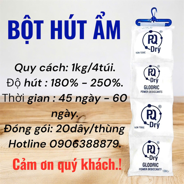 Dây treo hút ẩm 4 túi 1kg