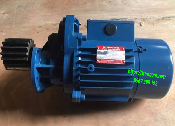 Motor di chuyền cầu trục