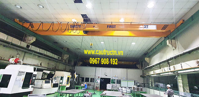 Cầu trục dầm đôi 3 tấn