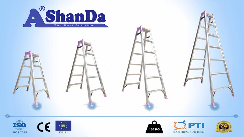 Thang nhôm chữ A - Gia Công Cơ Khí AShanDa - Công Ty TNHH Một Thành Viên Sơn Đan