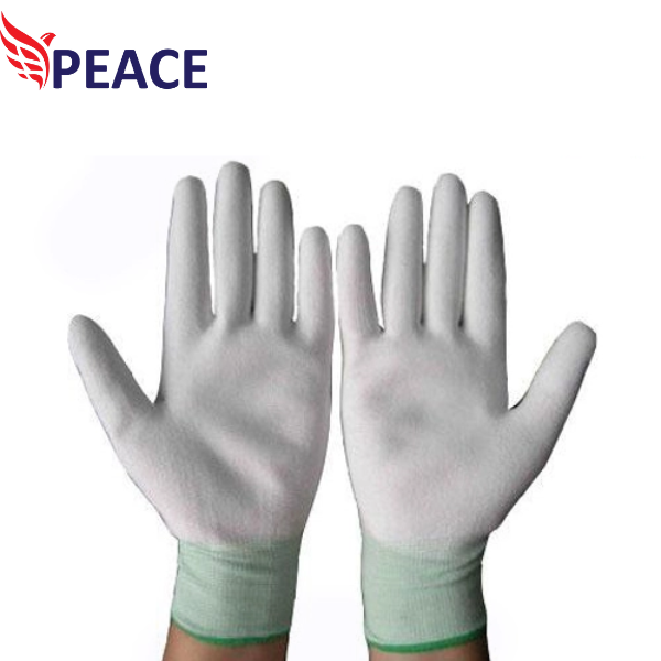 Găng tay PU không phủ màu trắng - Tiêu  Hao Phòng Sạch PEACE - Công Ty TNHH Peace Việt Nam