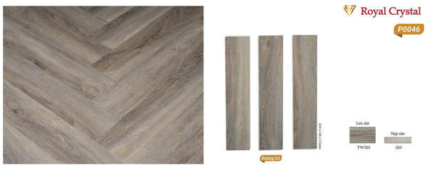 Sàn nhựa xương cá mã P0046 - Sàn Gỗ Công Nghiệp, Sàn Nhựa Giả Gỗ Hoàng An - Công Ty TNHH TM DV XD Hoàng An