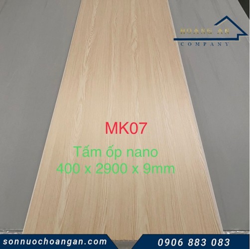 Tấm nhựa ốp tường Nano giả gỗ MK07 - Sàn Gỗ Công Nghiệp, Sàn Nhựa Giả Gỗ Hoàng An - Công Ty TNHH TM DV XD Hoàng An