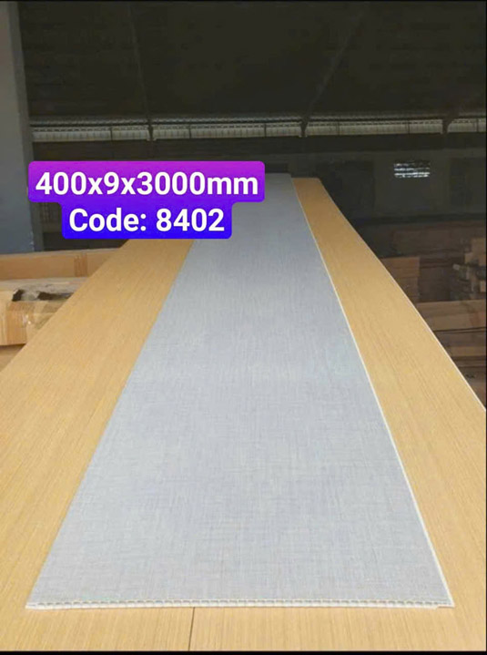 Tấm nhựa ốp tường Nano giả gỗ mã 8402 - Sàn Gỗ Công Nghiệp, Sàn Nhựa Giả Gỗ Hoàng An - Công Ty TNHH TM DV XD Hoàng An