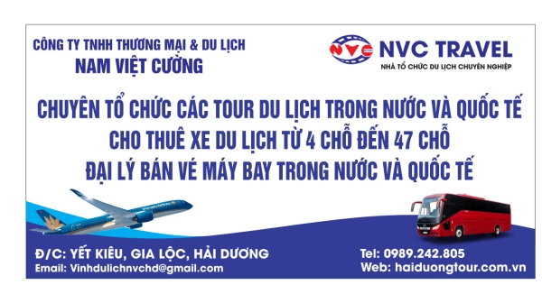 Thuê xe du lịch - Du Lịch Nam Việt Cường - Công Ty TNHH Thương Mại Và Du Lịch Nam Việt Cường