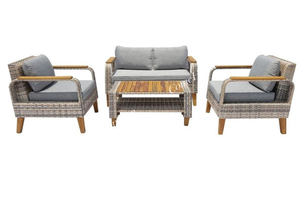 Bộ bàn ghế sofa đan nhựa giả mây - Thủ Công Mỹ Nghệ Artex Đồng Tháp - Công Ty Cổ Phần Artex Đồng Tháp