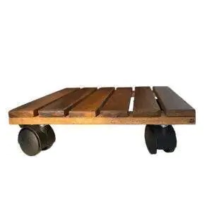 Cây trồng trong chậu gỗ vuông
