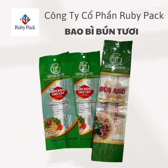 Bao bì bún tươi - Bao Bì Ruby Pack - Công Ty Cổ Phần Ruby Pack