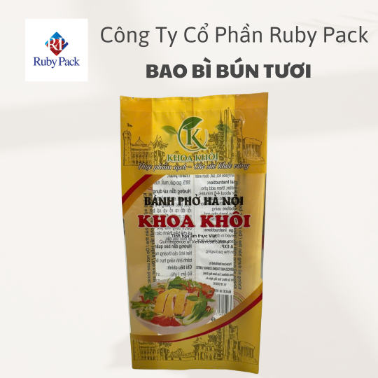 Bao bì bún tươi - Bao Bì Ruby Pack - Công Ty Cổ Phần Ruby Pack