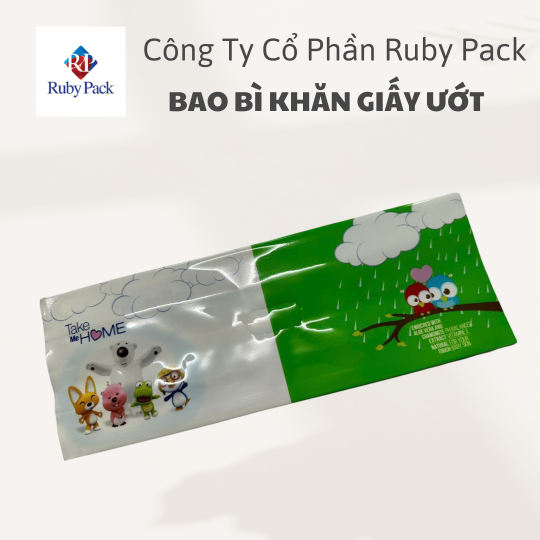 Bao bì khăn giấy ướt - Bao Bì Ruby Pack - Công Ty Cổ Phần Ruby Pack