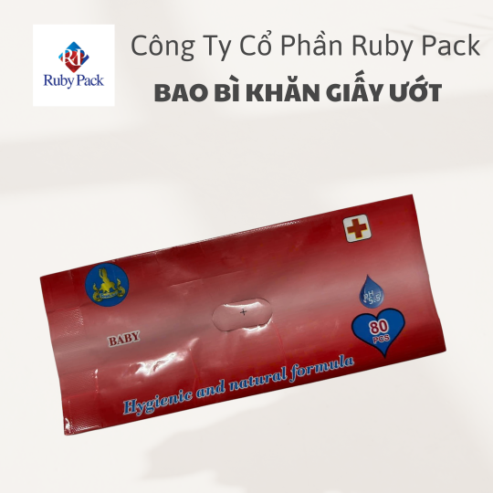 Bao bì khăn giấy ướt - Bao Bì Ruby Pack - Công Ty Cổ Phần Ruby Pack