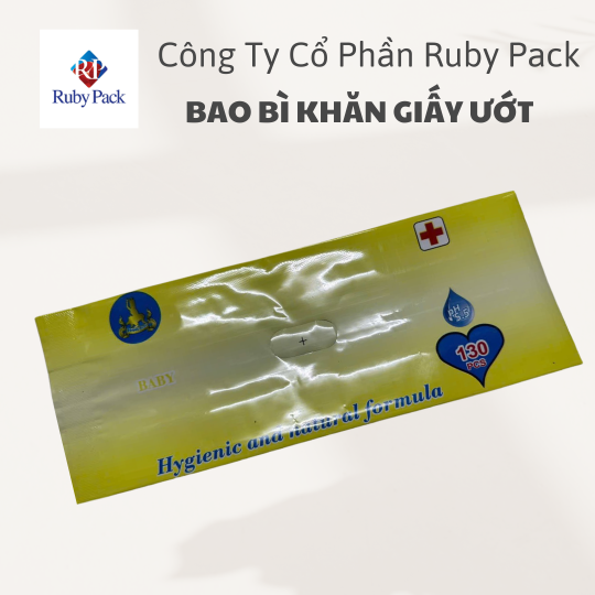 Bao bì khăn giấy ướt - Bao Bì Ruby Pack - Công Ty Cổ Phần Ruby Pack