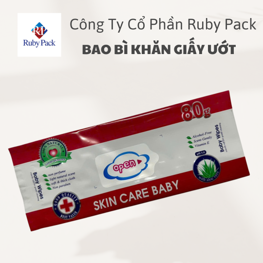 Bao bì khăn giấy ướt - Bao Bì Ruby Pack - Công Ty Cổ Phần Ruby Pack