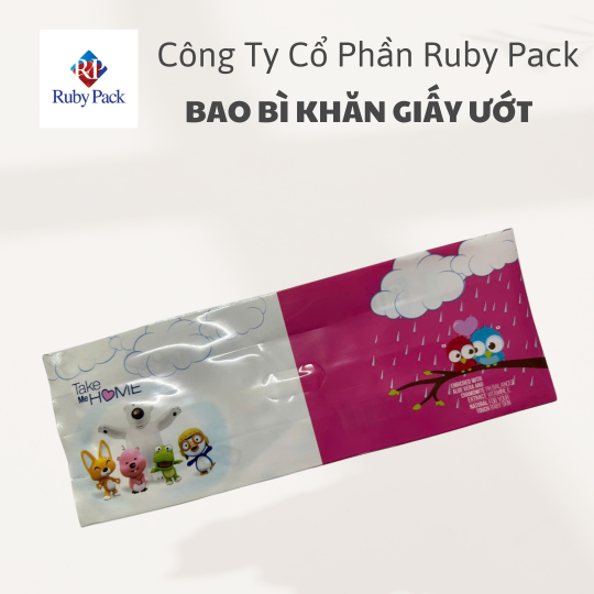 Bao bì khăn giấy ướt - Bao Bì Ruby Pack - Công Ty Cổ Phần Ruby Pack