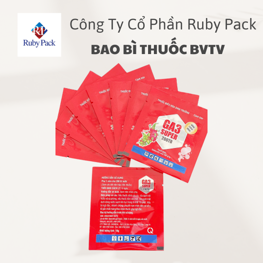 Bao bì thuốc bảo vệ thực vật - Bao Bì Ruby Pack - Công Ty Cổ Phần Ruby Pack