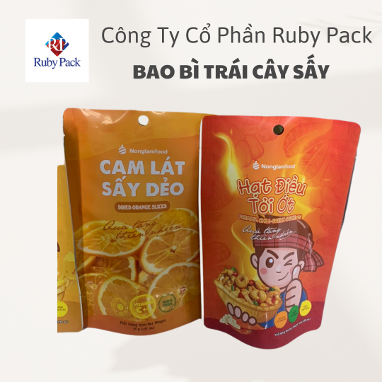 Bao bì trái cây sấy - Bao Bì Ruby Pack - Công Ty Cổ Phần Ruby Pack