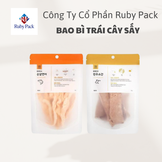 Bao bì trái cây sấy - Bao Bì Ruby Pack - Công Ty Cổ Phần Ruby Pack