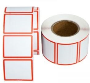 Giấy Decal in mã vạch nhuộm viền