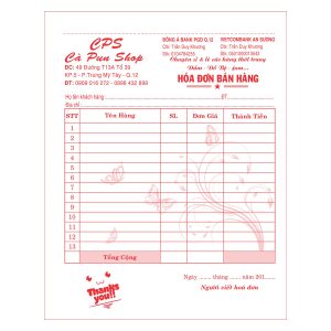 In hóa đơn các loại