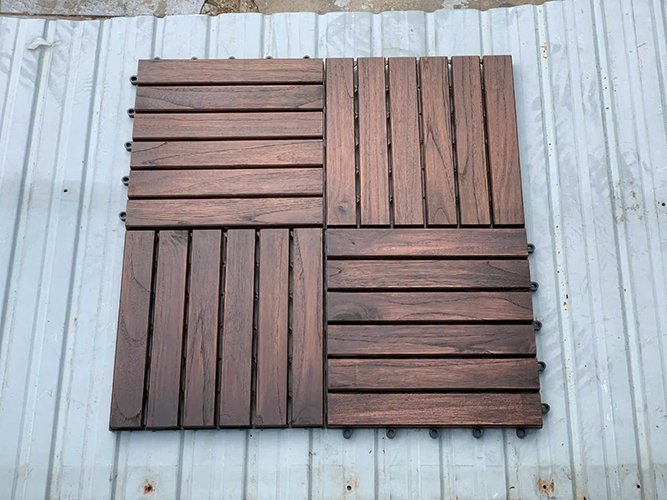 Vỉ lót sàn gỗ Teak