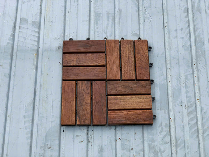 Vỉ lót sàn gỗ Teak