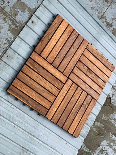 Vỉ lót sàn gỗ Teak