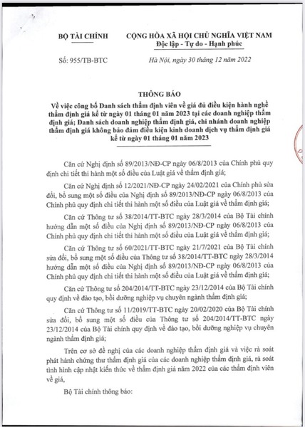 Giấy chứng nhận đủ điều kiện thẩm định giá - Thẩm Định Giá Quảng Nam - Công Ty CP Thẩm Định Giá Quảng Nam