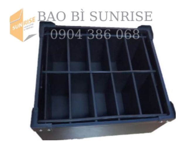 Thùng nhựa Danpla vách ngăn - Thùng Nhựa Danpla - Công Ty TNHH In Và Bao Bì Sunrise