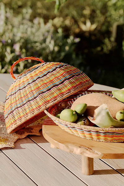 Khay mây kèm lồng bàn BC012 - Mây Tre Đan Mỹ Nghệ Xanh - Công Ty Cổ Phần Xuất Nhập Khẩu Mỹ Nghệ Xanh