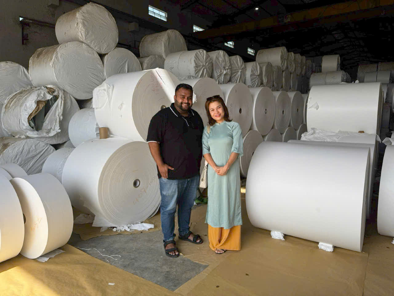 Hình ảnh nhà xưởng Aruna Việt Nam - Giấy Chống ấm, Giấy Bọc Hàng Aruna - Công Ty TNHH Aruna Việt Nam