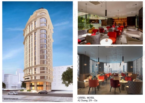 Citiel Hotel - Đà Nẵng - Chi Nhánh Đà Nẵng - Công Ty TNHH Thiết Bị Khách Sạn Quốc Tế Furnotel Việt Nam