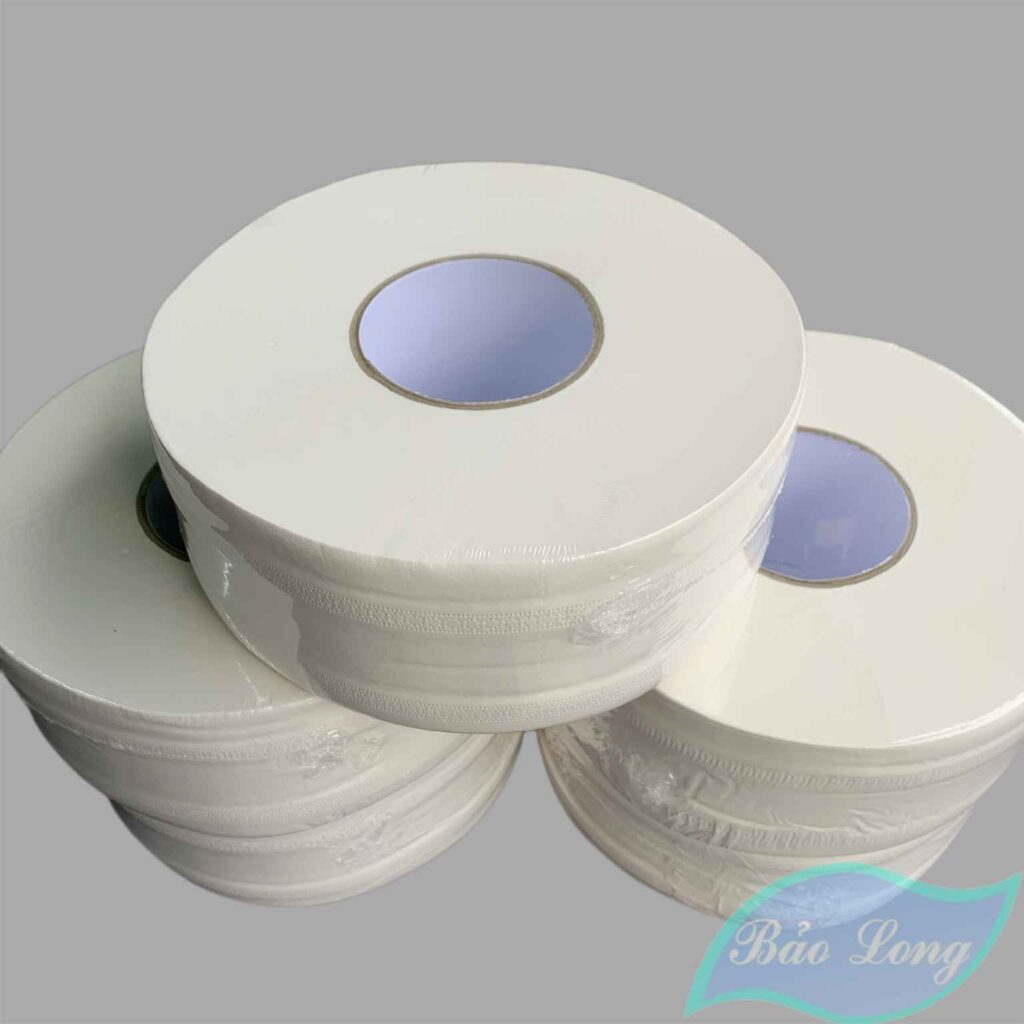 Giấy vệ sinh cuộn lớn 2 lớp - Giấy Bảo Long - Công Ty TNHH Sản Xuất Thương Mại Huỳnh Thái