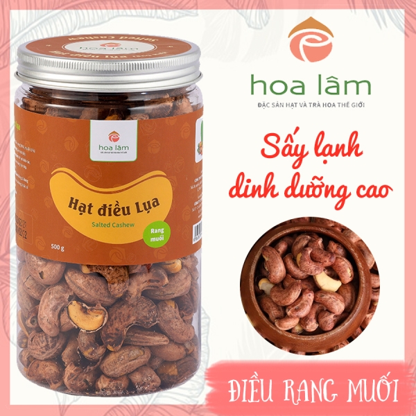 Hạt điều lụa rang muối - Hạt Dinh Dưỡng Hoa Lâm - Công Ty Cổ Phần Hạt Hoa Lâm