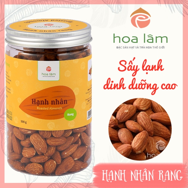 Hạt hạnh nhân Mỹ rang - Hạt Dinh Dưỡng Hoa Lâm - Công Ty Cổ Phần Hạt Hoa Lâm