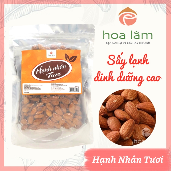 Hạt hạnh nhân Mỹ tươi - Hạt Dinh Dưỡng Hoa Lâm - Công Ty Cổ Phần Hạt Hoa Lâm