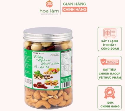 Hạt mix 4 loại hạt dinh dưỡng Hoa Lâm - Hạt Dinh Dưỡng Hoa Lâm - Công Ty Cổ Phần Hạt Hoa Lâm