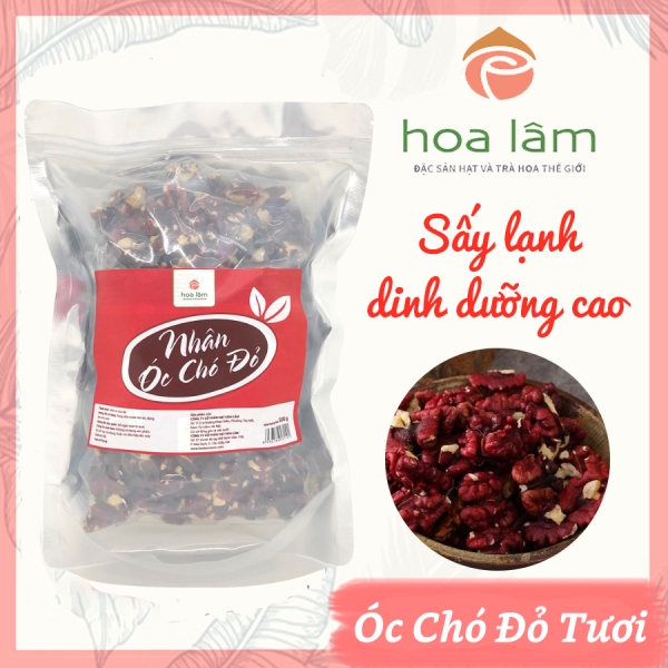 Nhân óc chó đỏ Livermore Mỹ tươi 500gr - Hạt Dinh Dưỡng Hoa Lâm - Công Ty Cổ Phần Hạt Hoa Lâm