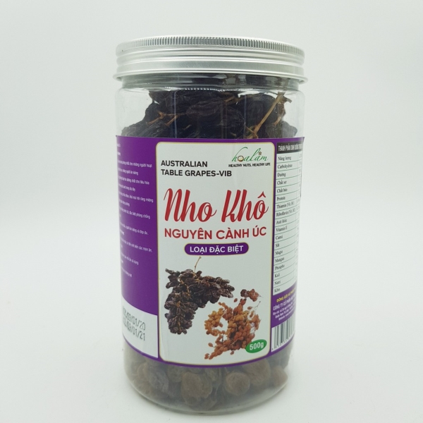 Nho úc khô nguyên cành Crimson - Hạt Dinh Dưỡng Hoa Lâm - Công Ty Cổ Phần Hạt Hoa Lâm