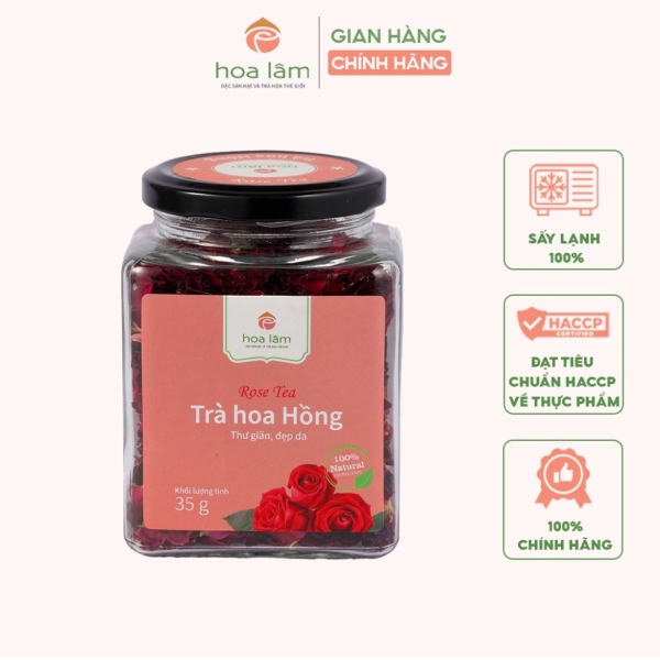 Trà hoa hồng Sapa sấy lạnh - Hạt Dinh Dưỡng Hoa Lâm - Công Ty Cổ Phần Hạt Hoa Lâm