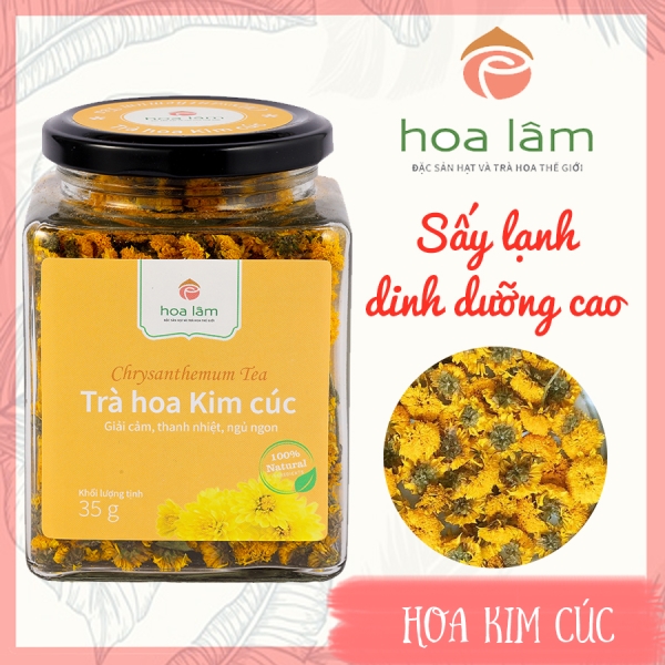 Trà hoa kim cúc sấy lạnh - Hạt Dinh Dưỡng Hoa Lâm - Công Ty Cổ Phần Hạt Hoa Lâm
