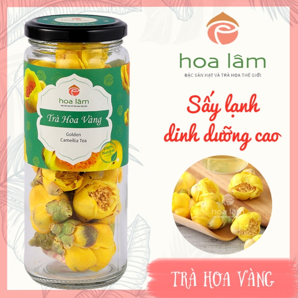 Trà hoa vàng sấy lạnh nguyên bông - Hạt Dinh Dưỡng Hoa Lâm - Công Ty Cổ Phần Hạt Hoa Lâm