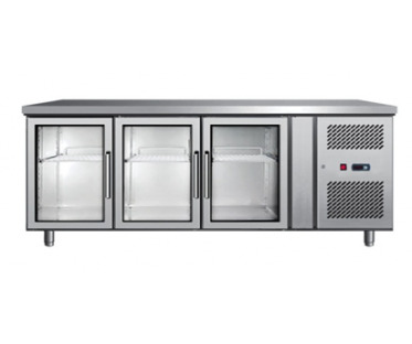 Bàn mát 3 cánh kiếng EPF-3731 - Thiết Bị Bếp Nhà Hàng Khách Sạn - Công Ty TNHH Galaxy Thiên Hà Xanh