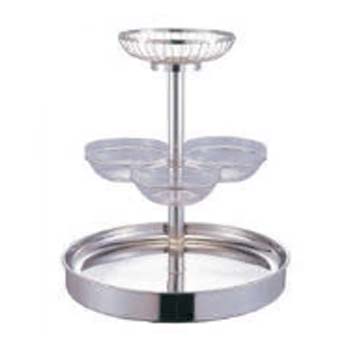 Giá inox để trái cây 2 tầng - Thiết Bị Bếp Nhà Hàng Khách Sạn - Công Ty TNHH Galaxy Thiên Hà Xanh