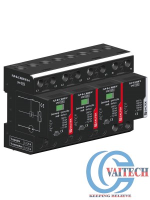 Thiết bị cắt sét sơ cấp Type 1+2  - FLP-B+C-MAXI-V/3+1 - VAITECH - Công Ty CP Đầu Tư Kỹ Thuật VIET ASIA