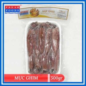 Mực ghim khay 500gr - Thủy Hải Sản Sài Thành Foods - Công Ty Cổ Phần Sài Thành Foods