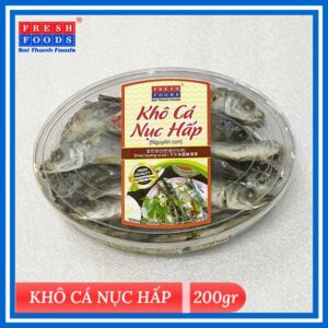 Khô cá nục hấp nguyên con hộp 200gr - Thủy Hải Sản Sài Thành Foods - Công Ty Cổ Phần Sài Thành Foods