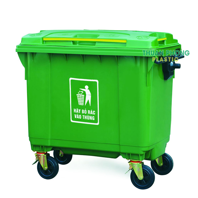 Thùng rác nhựa 660l - Công Ty TNHH Sản Xuất Và Phát Triển Thuận Phong