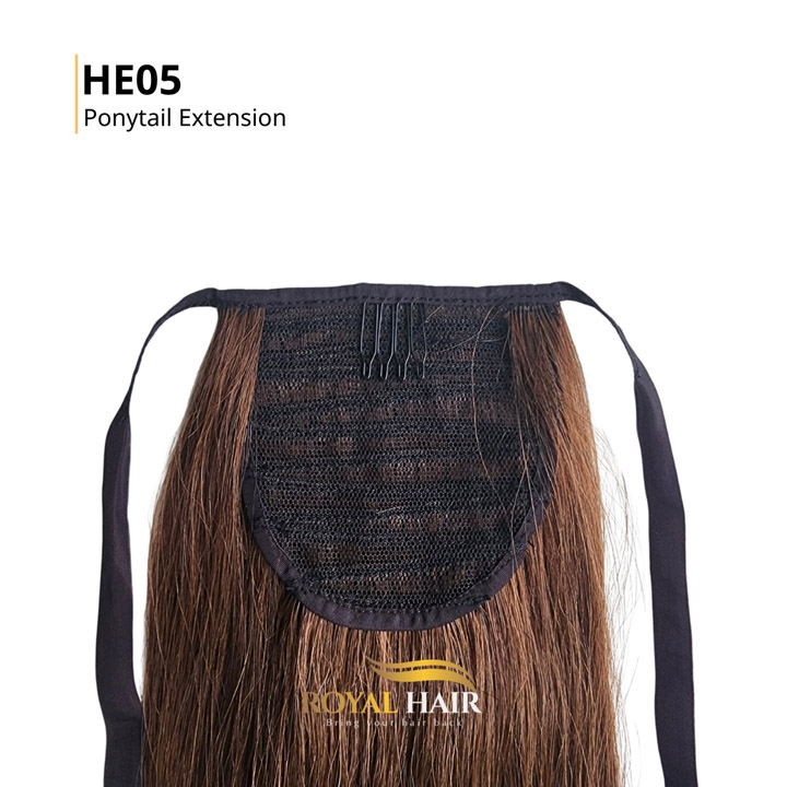 Tóc giả buộc đuôi ngựa sợi dày 45–50 cm – HE05 PONYTAIL